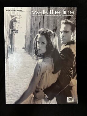 Walk The Line Soundtrack Sheet Music Book(2005) Piano/Vocal/Guitar
